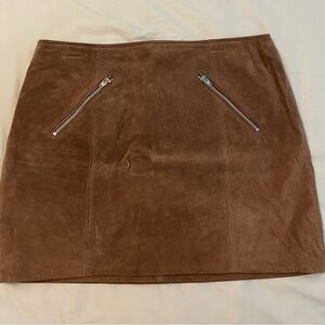 Blank NYC - Brown Suede Mini Skirt